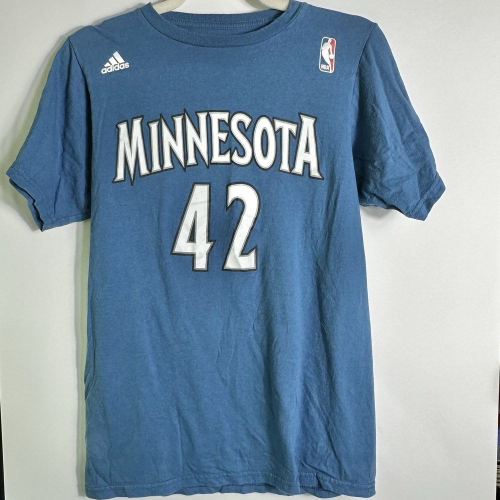 Adidas Minnesota Timberwolves Kevin Love 42 Tee Blue Womens Size S NBA